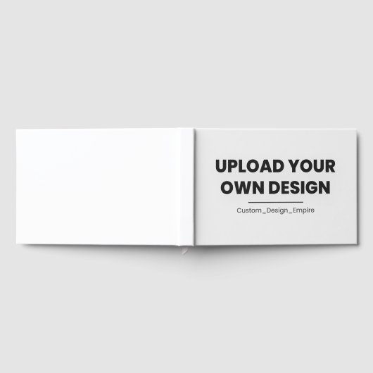 Upload Your Own Design Here | Custom Template Gästebuch (Voll)