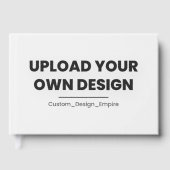 Upload Your Own Design Here | Custom Template Gästebuch (Vorderseite)