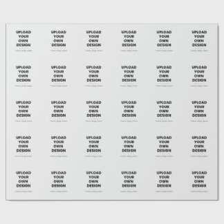 Upload Your Own Design Here | Custom Template Geschenkpapier