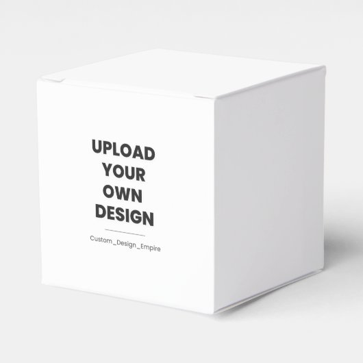 Upload Your Own Design Here | Custom Template Geschenkschachtel (Vorderseite)