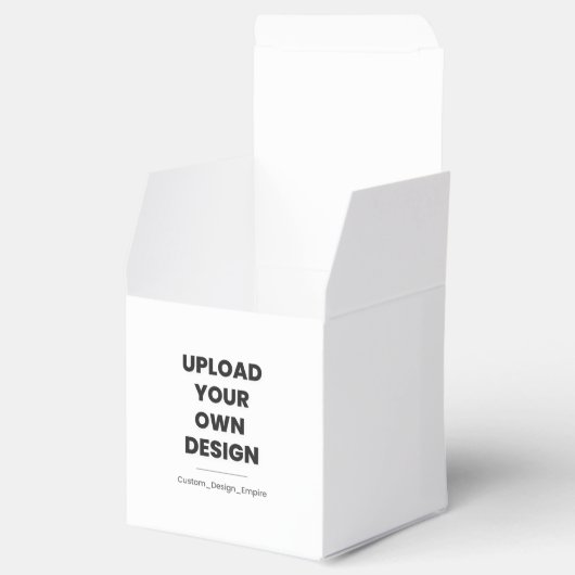 Upload Your Own Design Here | Custom Template Geschenkschachtel (Geöffnet)