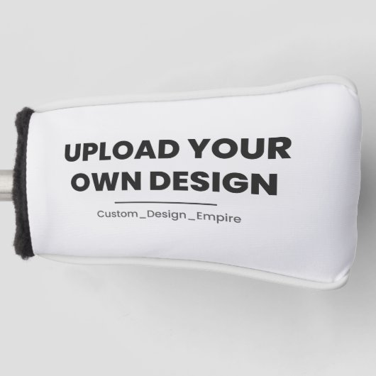 Upload Your Own Design Here | Custom Template Golf Headcover (Vorderseite)