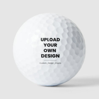 Upload Your Own Design Here | Custom Template Golfball