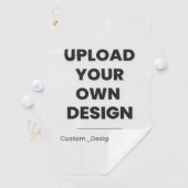 Upload Your Own Design Here | Custom Template Golfhandtuch (Insitu)