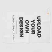 Upload Your Own Design Here | Custom Template Golfhandtuch (Horizontal)