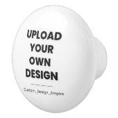 Upload Your Own Design Here | Custom Template Keramikknauf (Rechts)