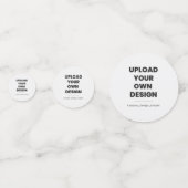 Upload Your Own Design Here | Custom Template Konfetti (Vorderseiten)