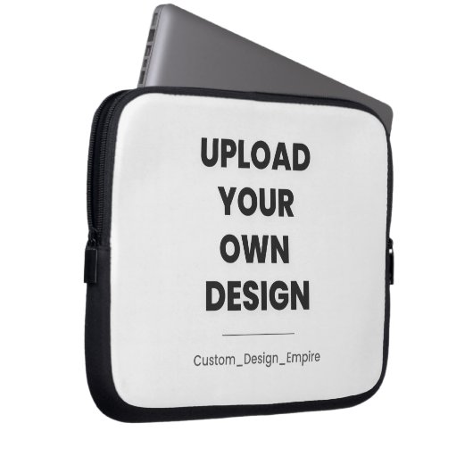 Upload Your Own Design Here | Custom Template Laptopschutzhülle (Vorne Rechts)