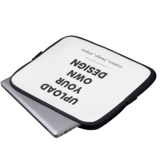 Upload Your Own Design Here | Custom Template Laptopschutzhülle (Vorne Knopf)