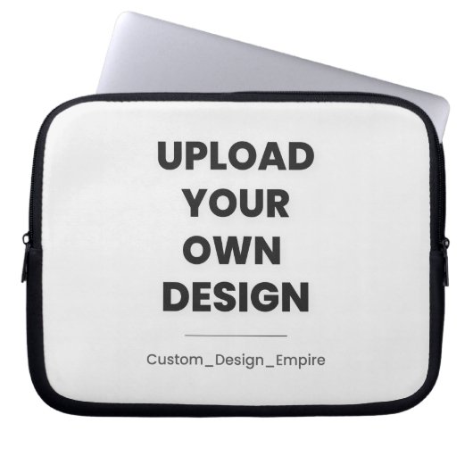 Upload Your Own Design Here | Custom Template Laptopschutzhülle (Vorderseite)