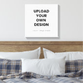 Upload Your Own Design Here | Custom Template Leinwanddruck (Insitu (Schlafzimmer))