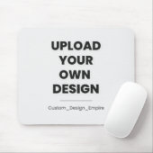 Upload Your Own Design Here | Custom Template Mousepad (Mit Mouse)