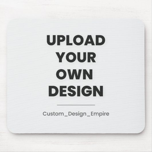 Upload Your Own Design Here | Custom Template Mousepad (Vorne)