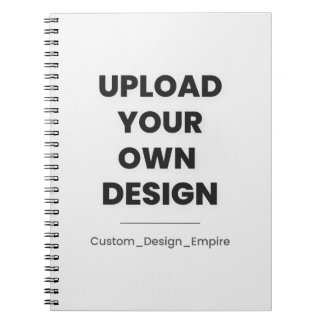 Upload Your Own Design Here | Custom Template Notizblock