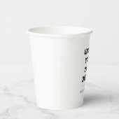 Upload Your Own Design Here | Custom Template Pappbecher (Rechts)