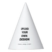 Upload Your Own Design Here | Custom Template Partyhütchen (Vorderseite)