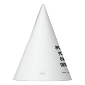 Upload Your Own Design Here | Custom Template Partyhütchen (Links)