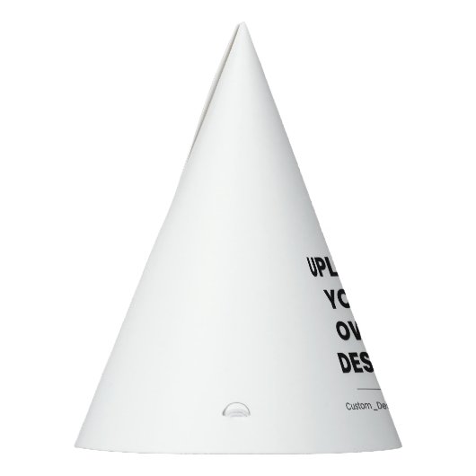 Upload Your Own Design Here | Custom Template Partyhütchen (Links)