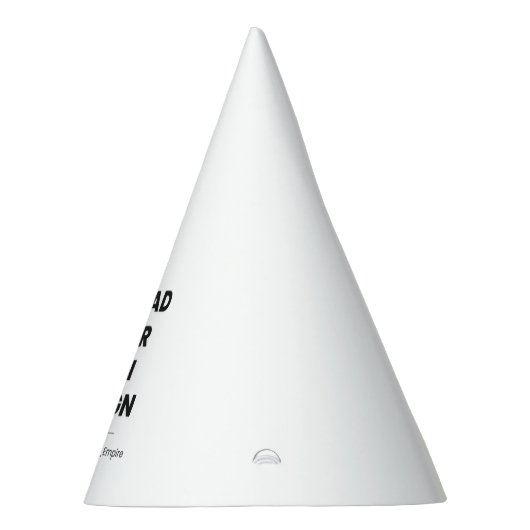 Upload Your Own Design Here | Custom Template Partyhütchen (Rechts)