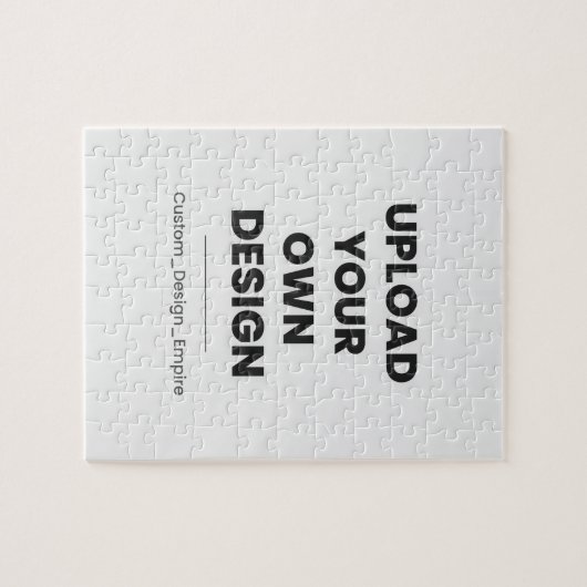 Upload Your Own Design Here | Custom Template Puzzle (Horizontal)