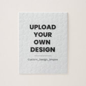 Upload Your Own Design Here | Custom Template Puzzle (Vertikal)