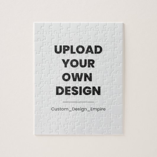 Upload Your Own Design Here | Custom Template Puzzle (Vertikal)
