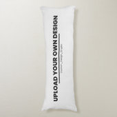 Upload Your Own Design Here | Custom Template Seitenschläferkissen (Vorderseite Vertikal)