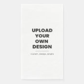 Upload Your Own Design Here | Custom Template Serviette (Vorderseite)