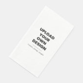 Upload Your Own Design Here | Custom Template Serviette (Ecke)