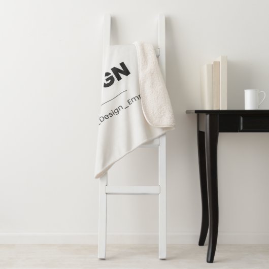 Upload Your Own Design Here | Custom Template Sherpadecke (Beispiel)