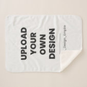 Upload Your Own Design Here | Custom Template Sherpadecke (Vorderseite (Horizontal))