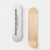 Upload Your Own Design Here | Custom Template Skateboard (Vorderseite)