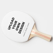 Upload Your Own Design Here | Custom Template Tischtennis Schläger (Seitenansicht)