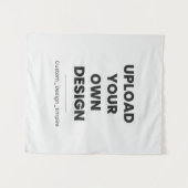 Upload Your Own Design Here | Custom Template Wandteppich (Vorderseite (Horizontal))