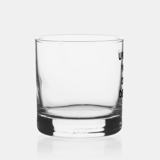 Upload Your Own Design Here | Custom Template Whiskyglas (Rechts)