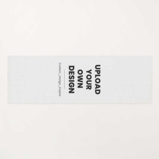 Upload Your Own Design Here | Custom Template Yogamatte (Vorderseite (Horizontal))