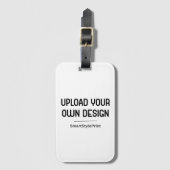 Upload Your Own Design | Personalized Luggage Tag Gepäckanhänger (Vorderseite Vertikal)