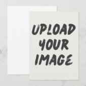 Upload your own einladung (Vorne/Hinten)