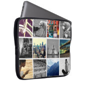 Upload-your-own-Foto Collage Notebook-Sieb Laptopschutzhülle (Vorne Rechts)