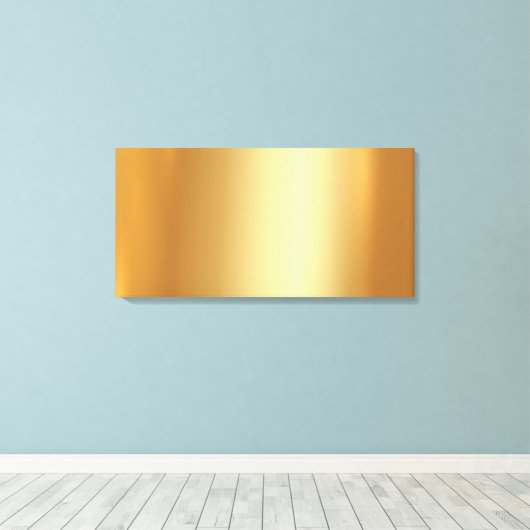 Upload Your Own Photo to Blank Gold Background Leinwanddruck (Insitu (Holzboden))