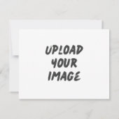 Upload your own Wedding RSVP Card (Rückseite)