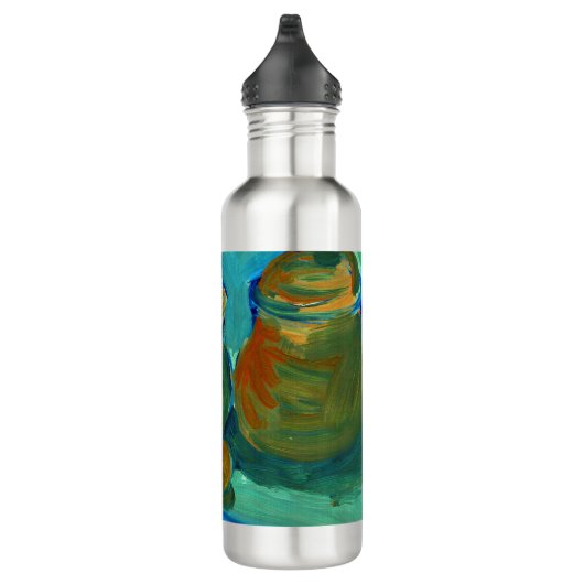 Upload Your Painting | Turn Custom Fine Art to  Edelstahlflasche (Rechts)