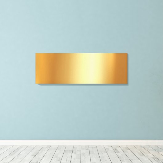 Upload Your Photo on Glamorous Gold Background Leinwanddruck (Insitu (Holzboden))