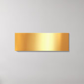 Upload Your Photo on Glamorous Gold Background Leinwanddruck (Vorderseite)