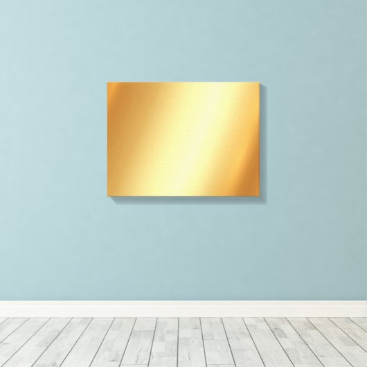 Upload Your Photo on Horizontal Gold Background Leinwanddruck (Insitu (Holzboden))