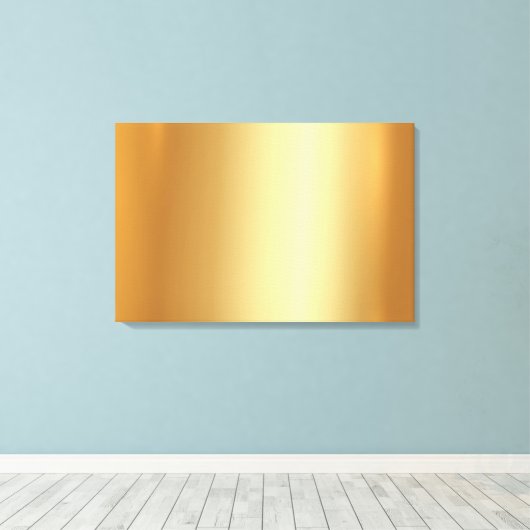 Upload Your Photo to Blank Gold Background Glamour Leinwanddruck (Insitu (Holzboden))