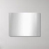 Upload Your Photo to Blank Luxe Silver Background Leinwanddruck (Vorderseite)