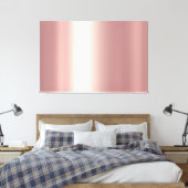 Upload Your Photo to Luxury Rose Gold Background Leinwanddruck (Insitu (Schlafzimmer))