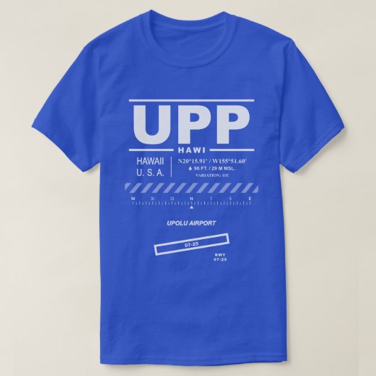 Upolu Airport UPP T - Shirt (Design vorne)