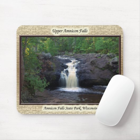 Upper Amnicon Falls mousepad (Mit Mouse)